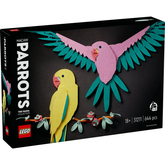 LEGO Art: The Fauna Collection - Macaw Parrots 31211