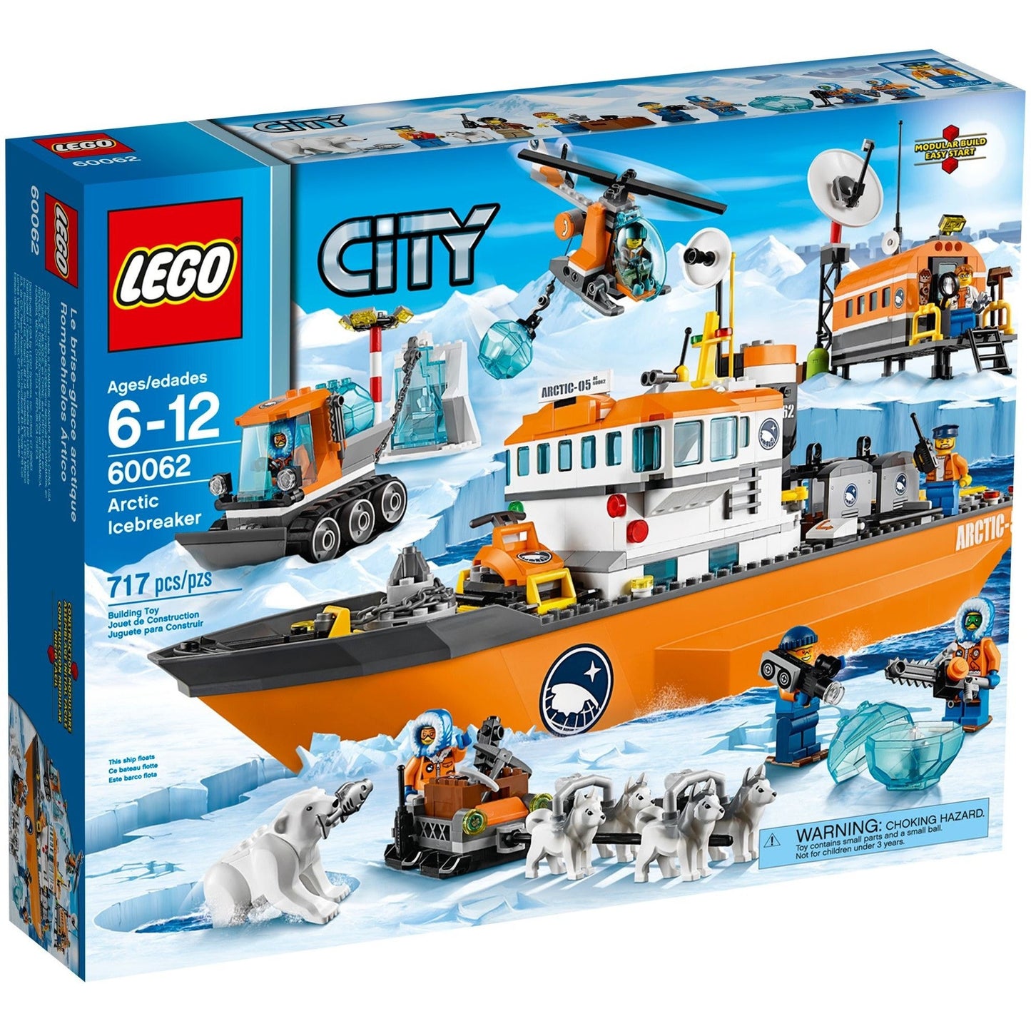 LEGO City Arctic Icebreaker 60062