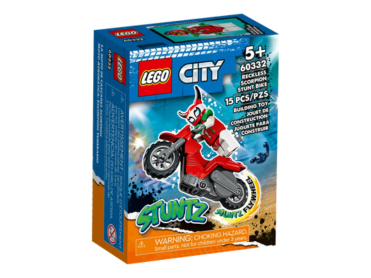 LEGO City Reckless Scorpion Stunt Bike 60332