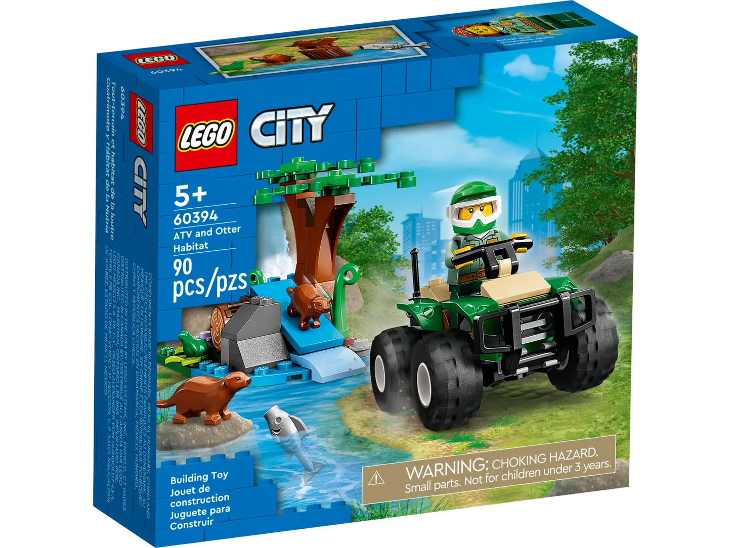 LEGO City ATV and Otter Habitat 60394
