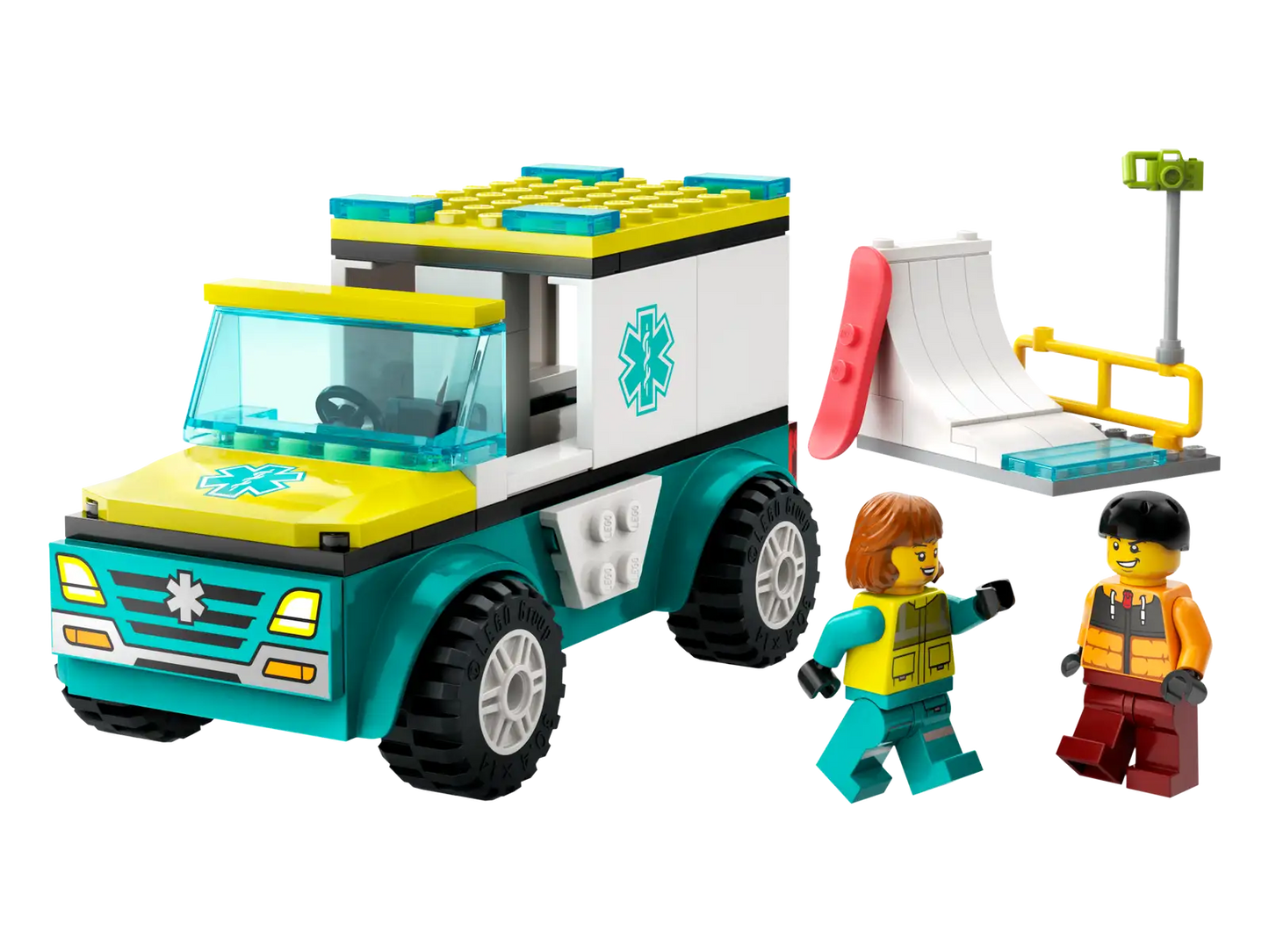 LEGO City Emergency Ambulance and Snowboarder 60403