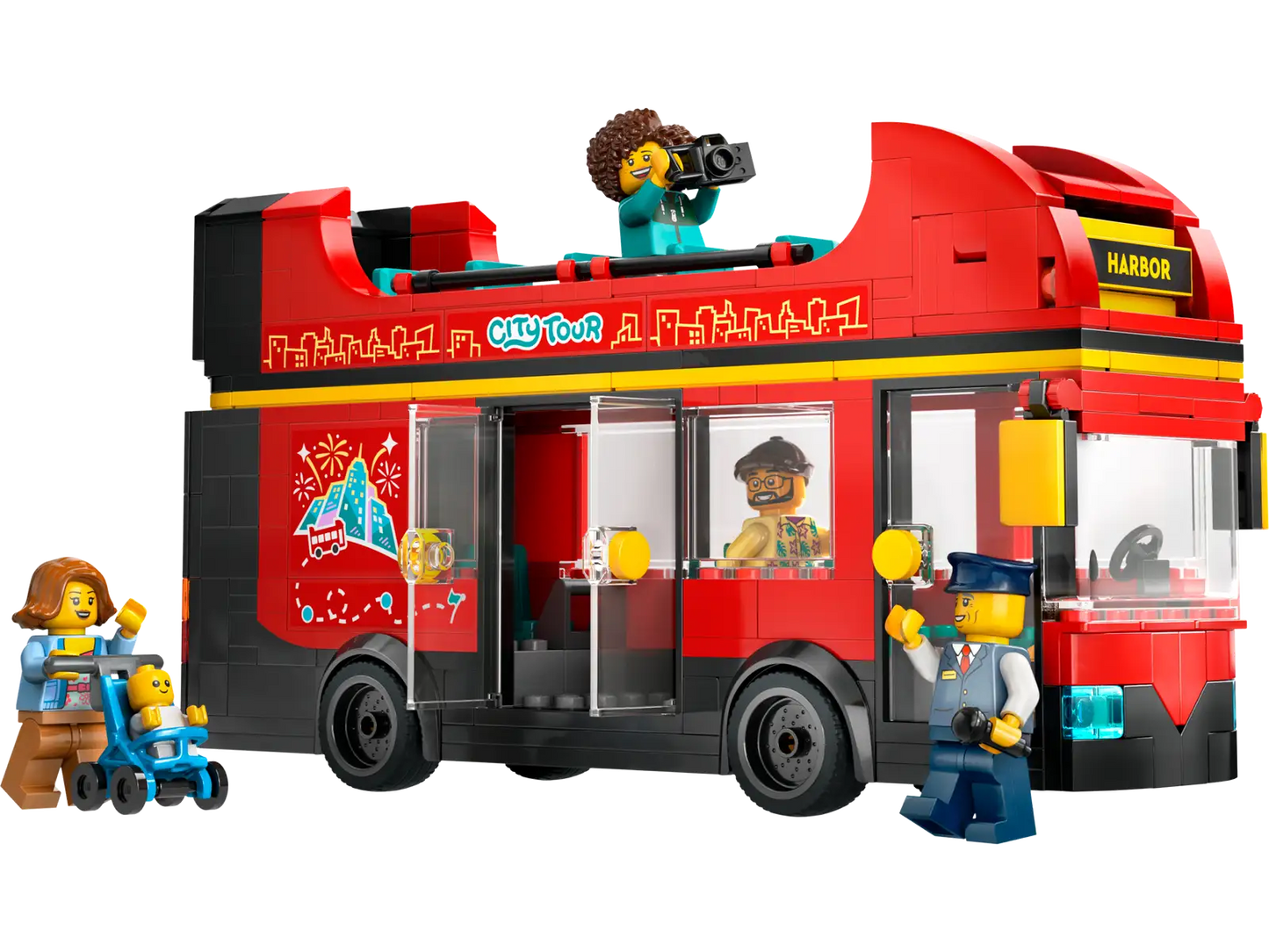 LEGO City Red Double-Decker Sightseeing Bus 60407