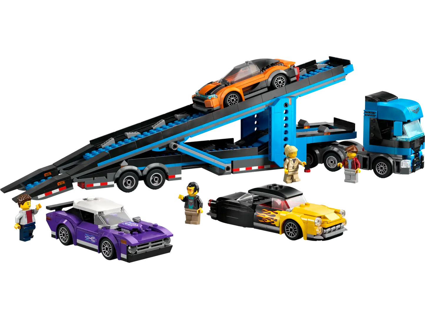 LEGO City Car Transporter Truck with Sports Cars 60408