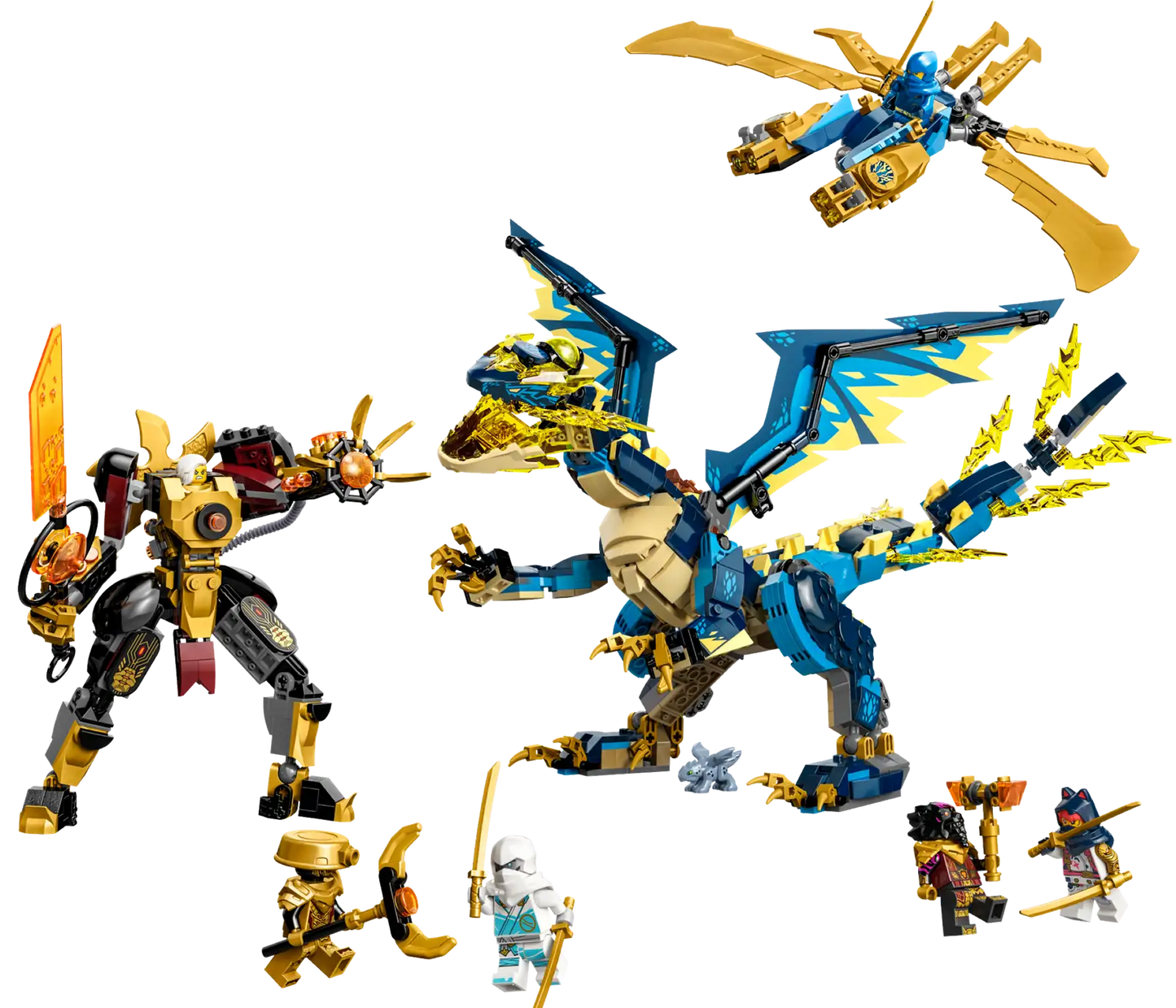 LEGO Ninjago Elemental Dragon vs. The Empress Mech 71796