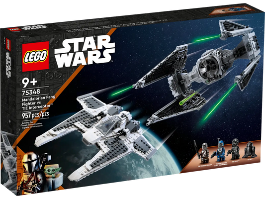 LEGO Star Wars Mandalorian Fang Fighter vs. TIE Interceptor™ 75348