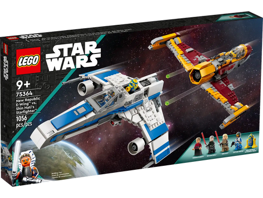 LEGO Star Wars New Republic E-Wing vs. Shin Hati's Starfighter 75364
