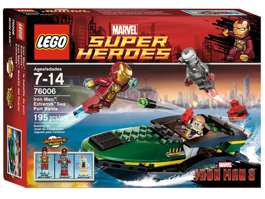 LEGO Marvel Iron Man: Extremis Sea Port Battle 76006