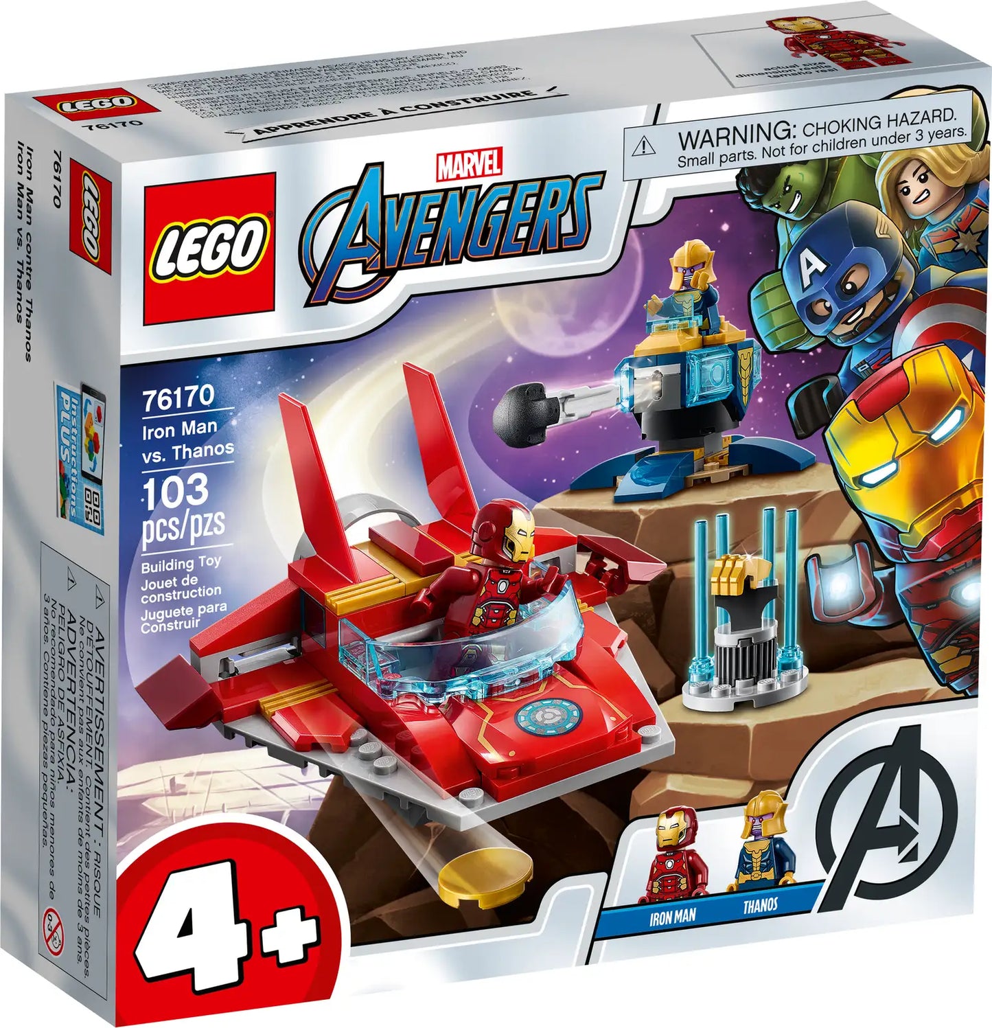 LEGO Marvel Iron Man vs. Thanos 76170