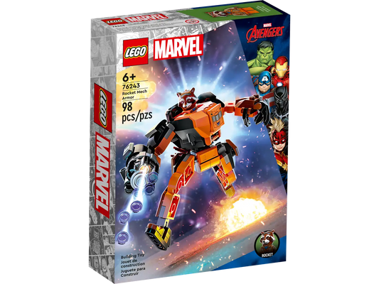 LEGO Marvel Rocket Mech Armour 76243