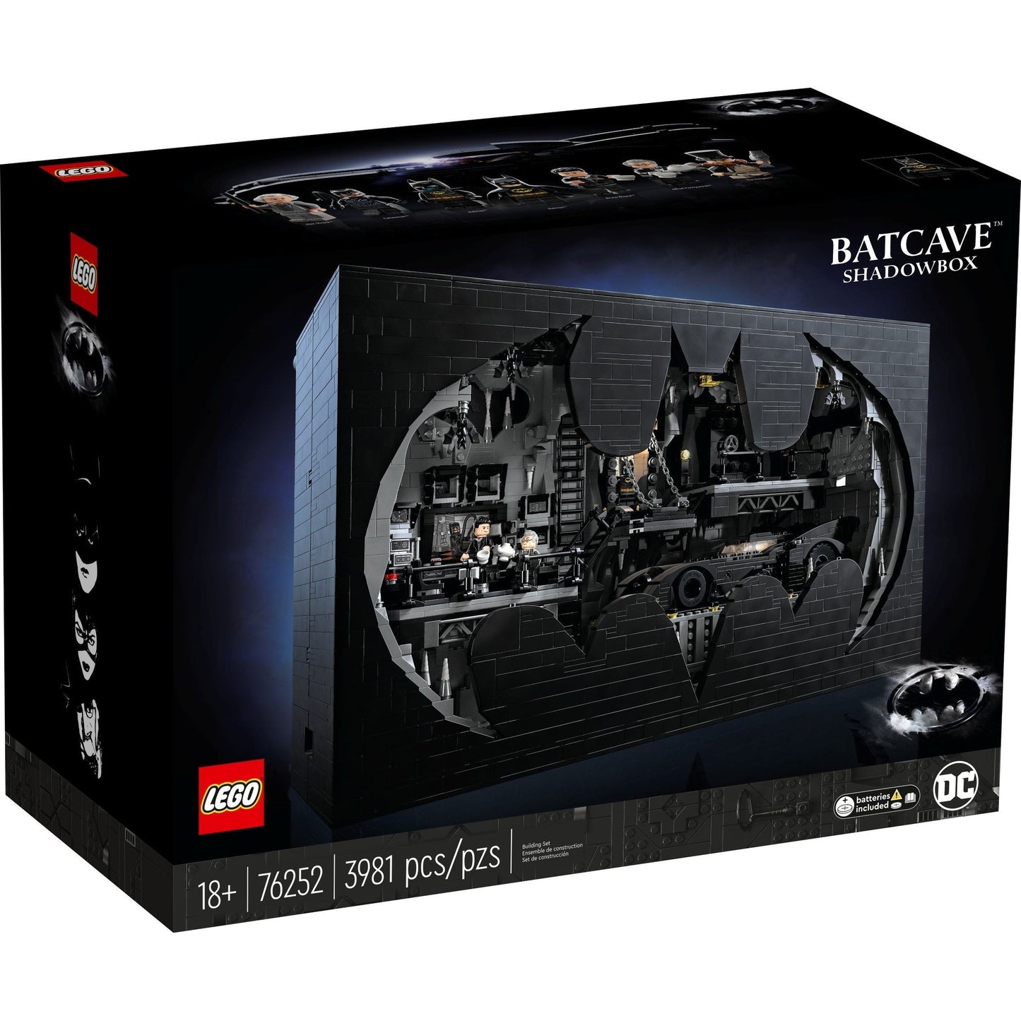 LEGO DC Comics Super Heroes Batcave – Shadow Box 76252