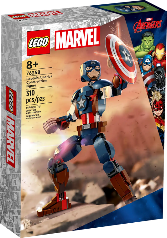 LEGO Marvel Captain America Construction Figure 76258