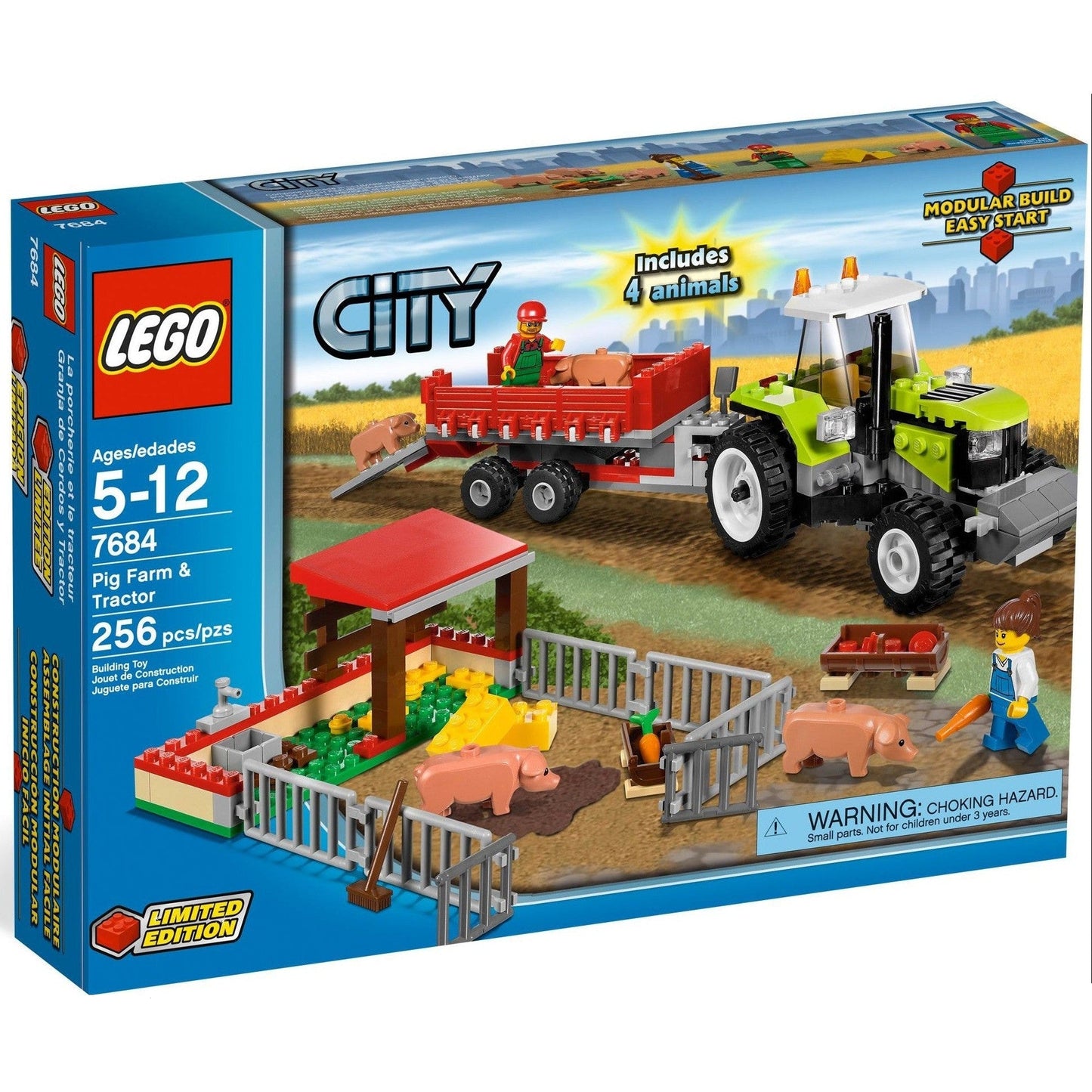LEGO City Pig Farm & Tractor 7684
