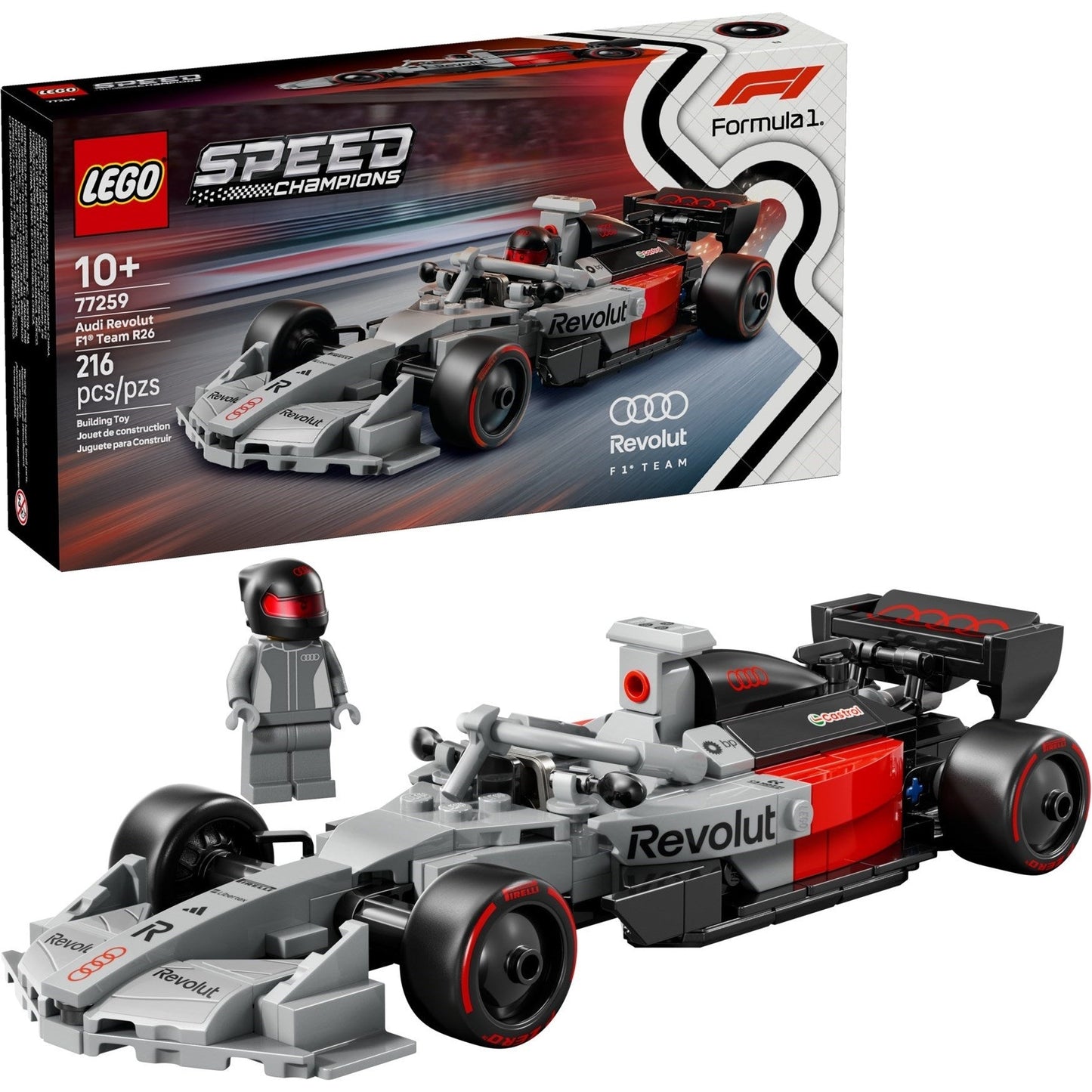 LEGO Speed Champions Audi Revolut F1 Team R26 Race Car 77259