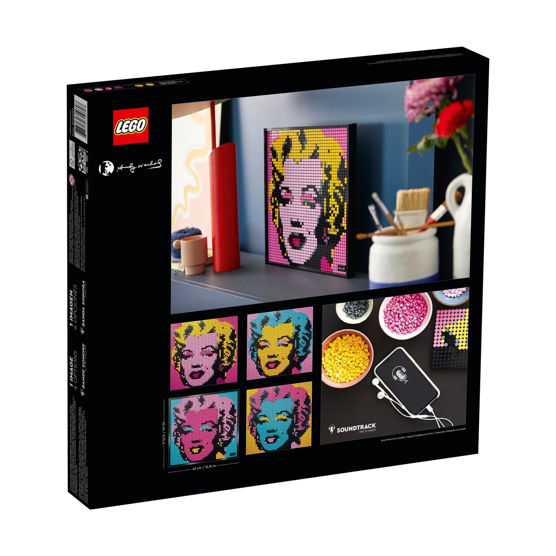 LEGO Art Andy Warhol's Marilyn Monroe 31197