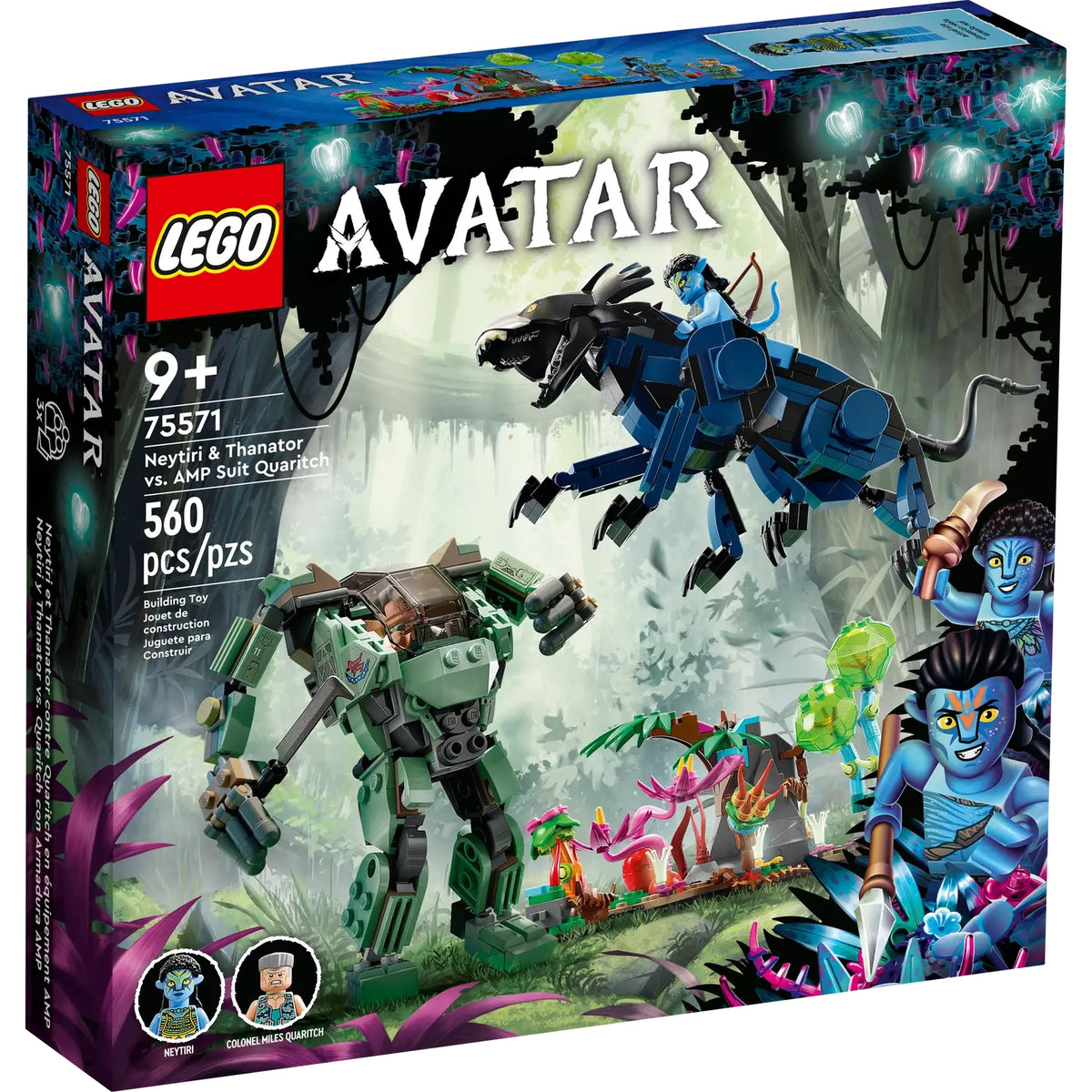 LEGO Avatar Neytiri & Thanator vs. AMP Suit Quaritch 75571