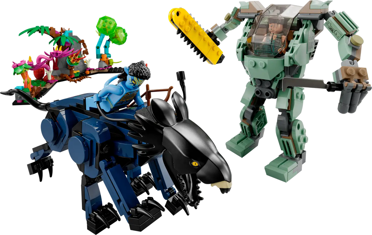 LEGO Avatar Neytiri & Thanator vs. AMP Suit Quaritch 75571