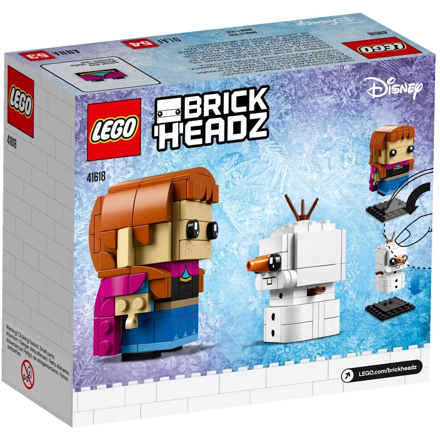 LEGO BrickHeadz Anna & Olaf 41618