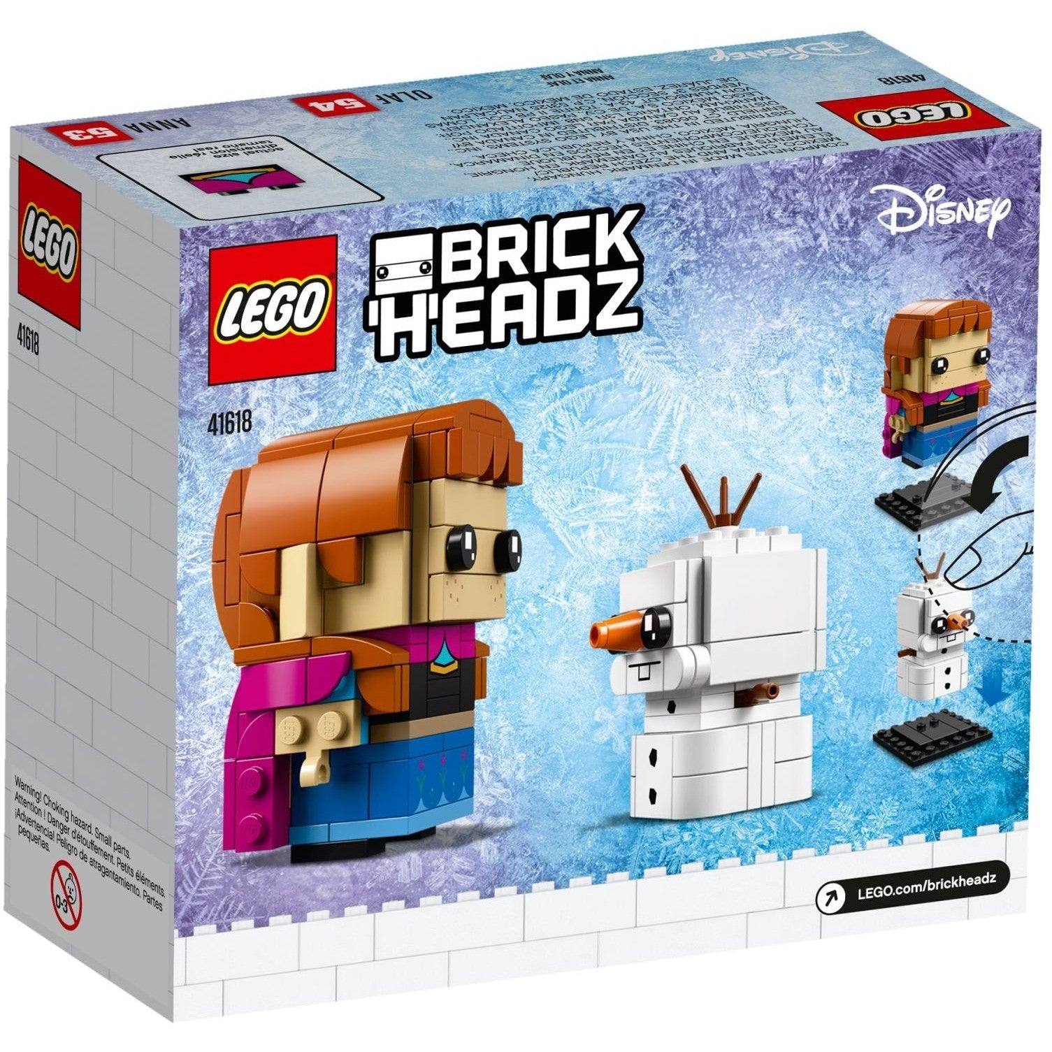 LEGO BrickHeadz Anna & Olaf 41618