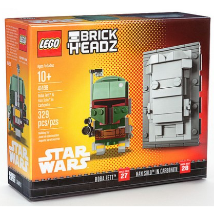 LEGO BrickHeadz Boba Fett and Han Solo in Carbonite 41498