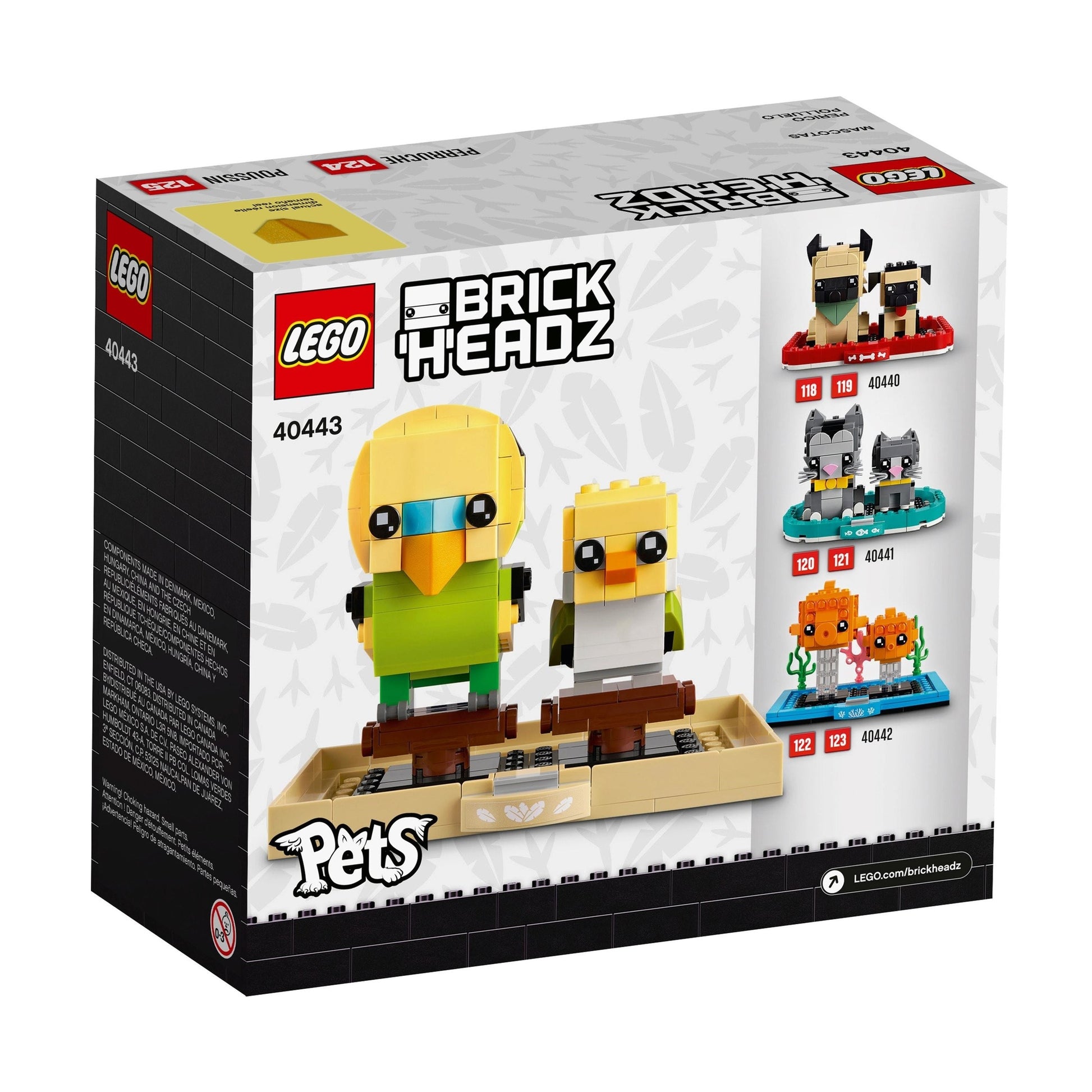 LEGO BrickHeadz Budgies 40443