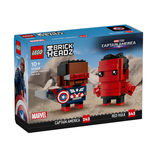 LEGO BrickHeadz Captain America & Red Hulk 40668