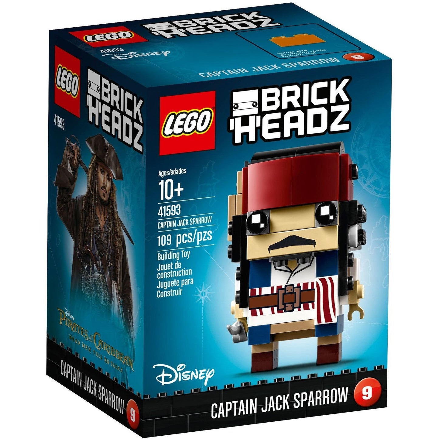 LEGO BrickHeadz Captain Jack Sparrow 41593