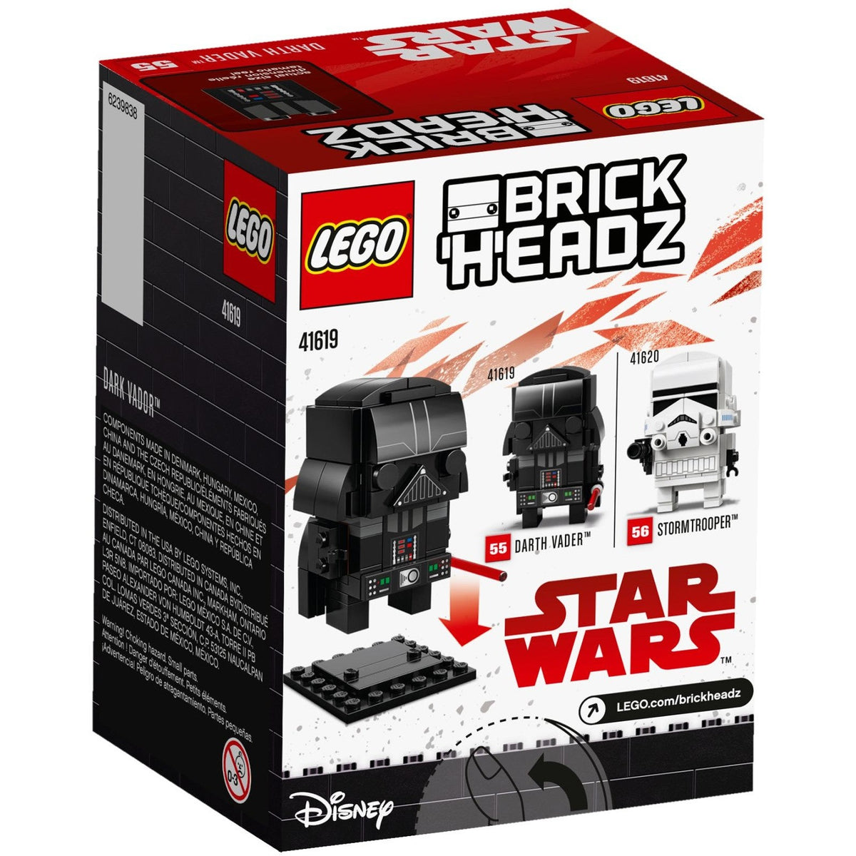 LEGO BrickHeadz Darth Vader 41619