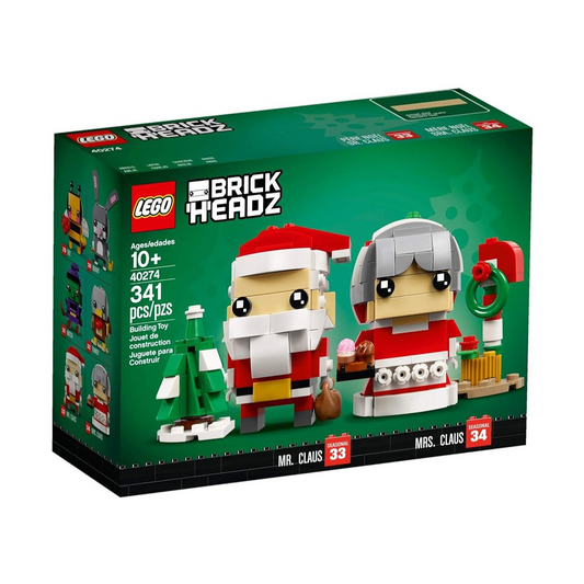LEGO BrickHeadz: Mr & Mrs Claus 40274