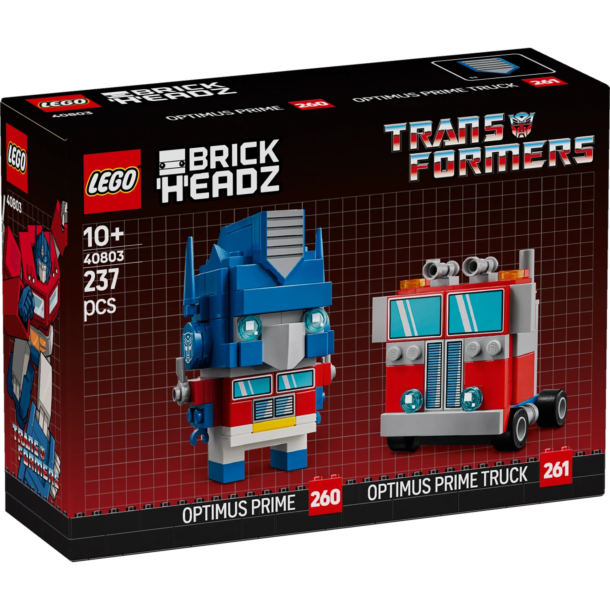 LEGO BrickHeadz Optimus Prime Robot & Vehicle 40803