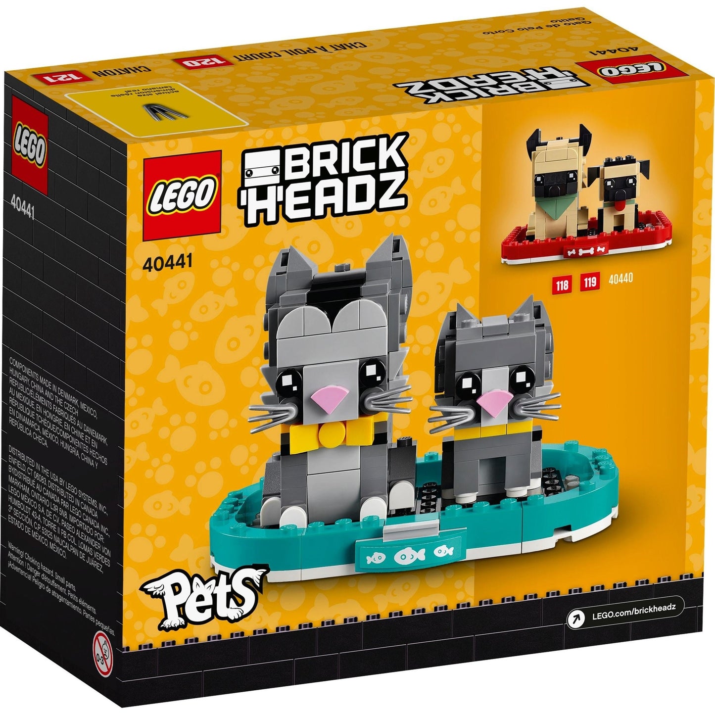 LEGO BrickHeadz Shorthair Cats 40441