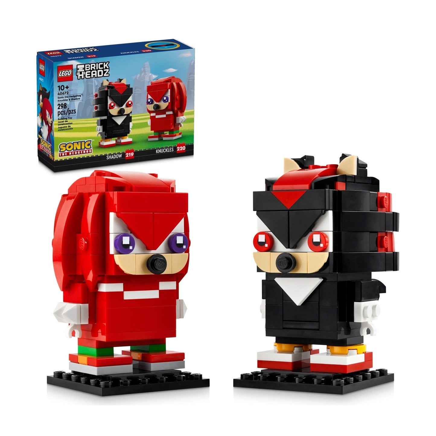 LEGO BrickHeadz Sonic the Hedgehog: Knuckles & Shadow 40672