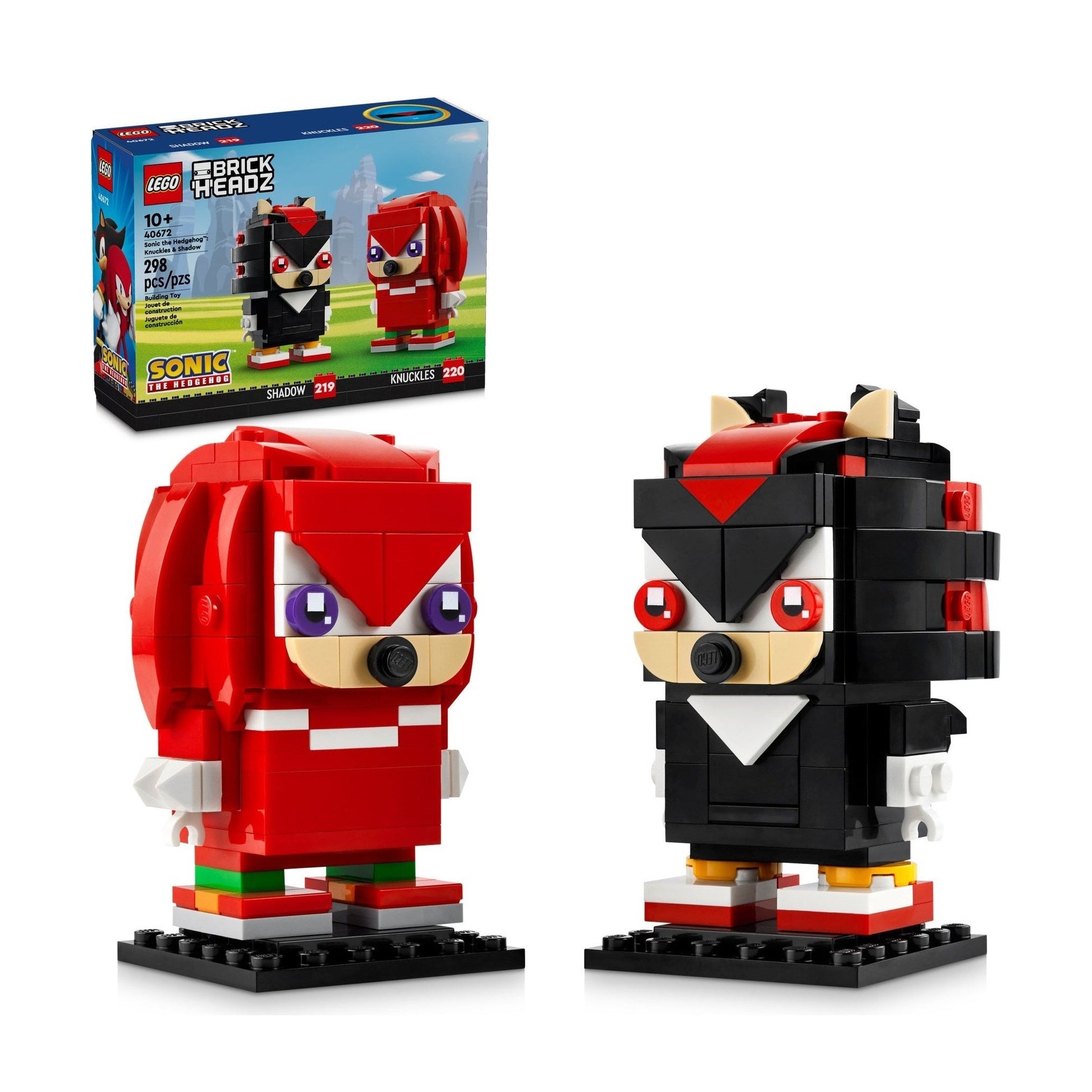 LEGO BrickHeadz Sonic the Hedgehog: Knuckles & Shadow 40672