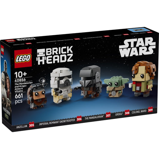 LEGO BrickHeadz The Mandalorian and Grogu: Allies & Villains 40856