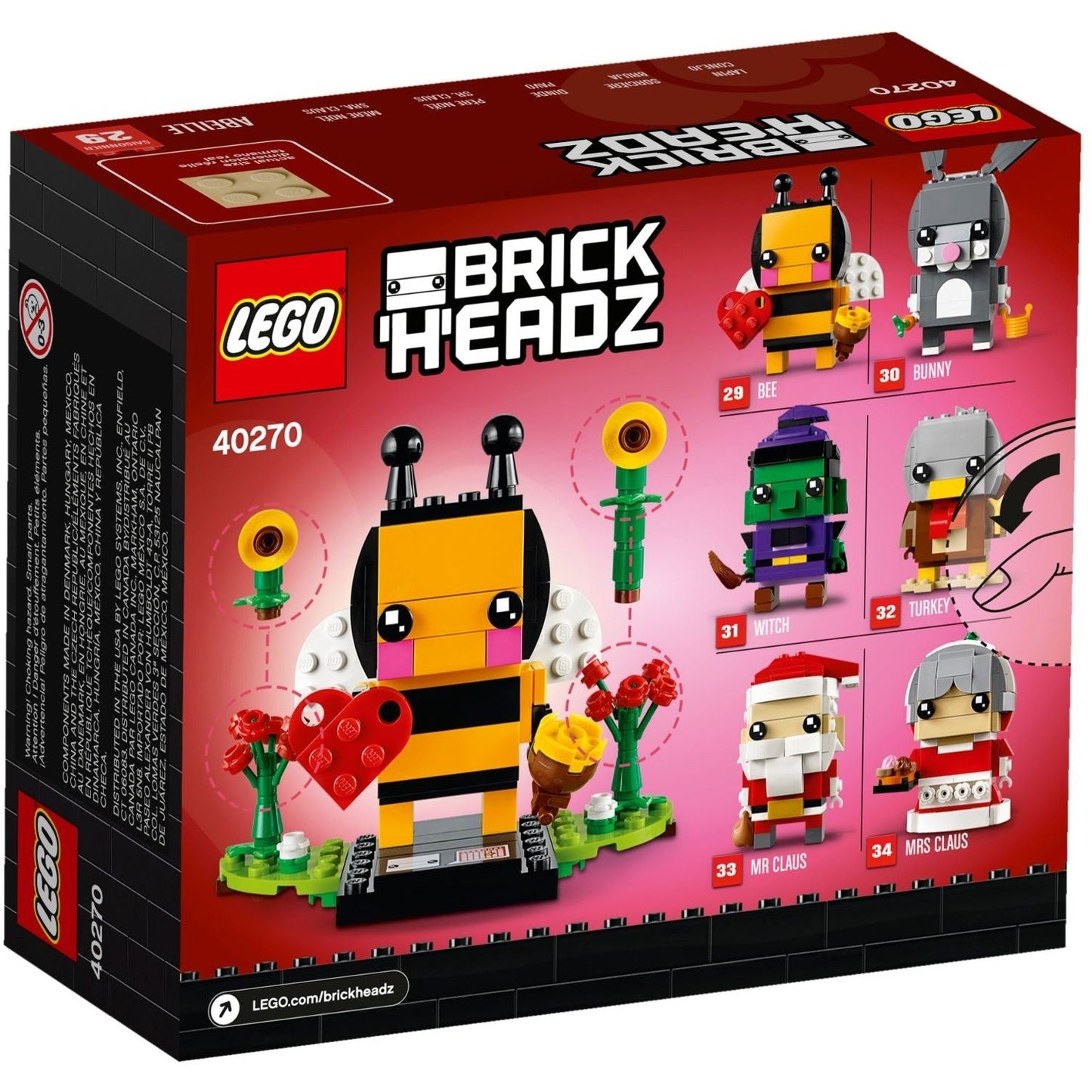 LEGO BrickHeadz Valentine's Bee 40270