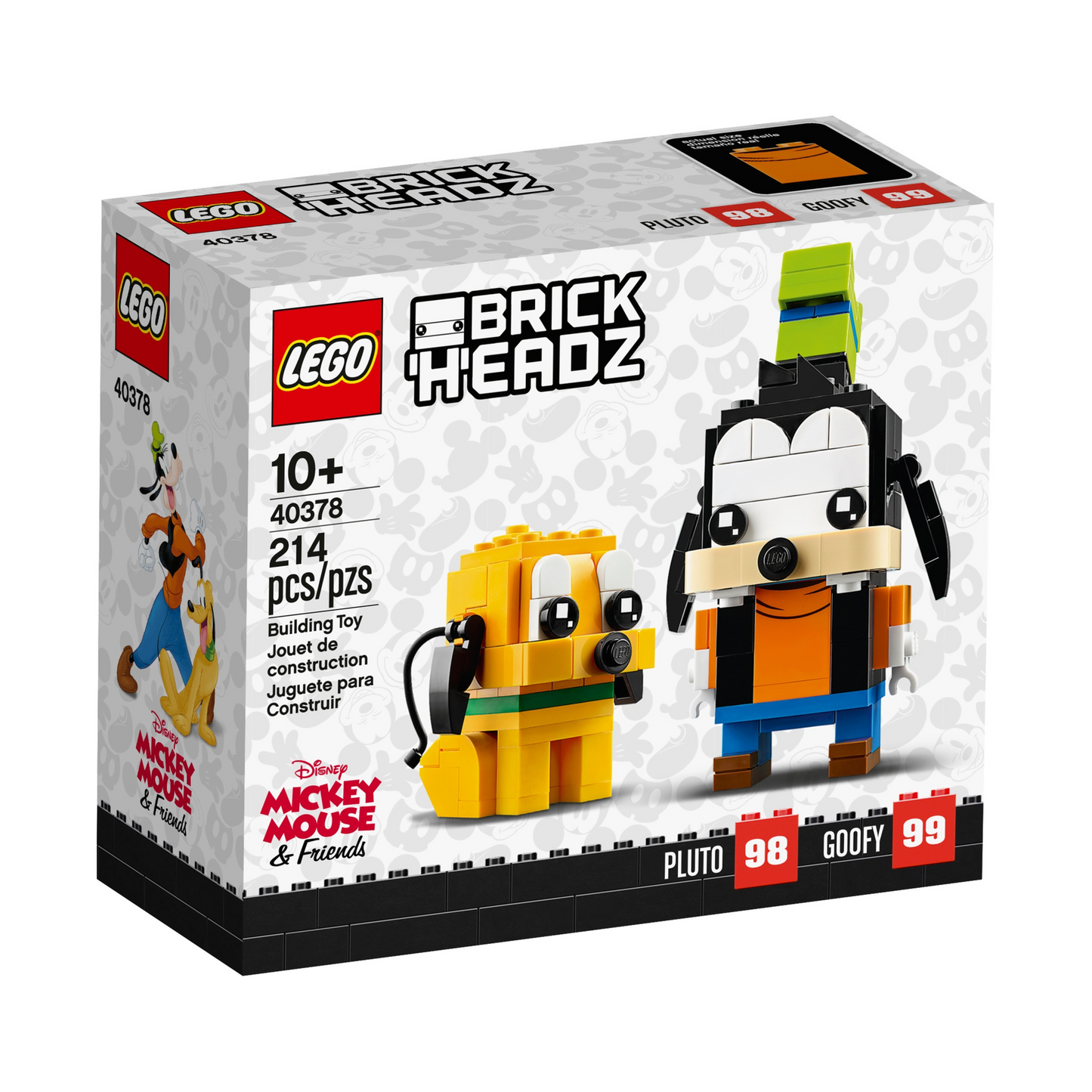 LEGO Brickheadz: Disney Pluto & Goofy 40378