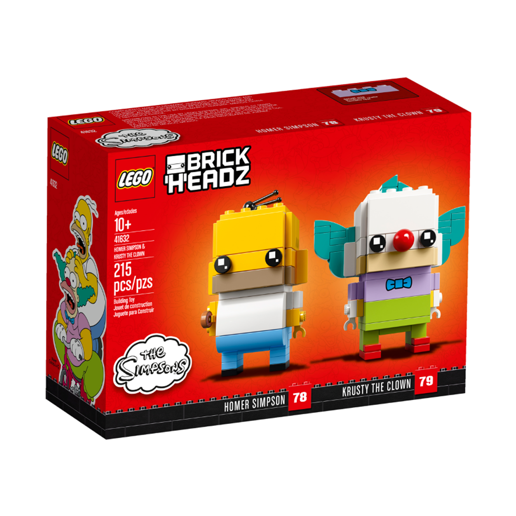 LEGO Brickheadz: Homer Simpson & Krusty the Clown 41632
