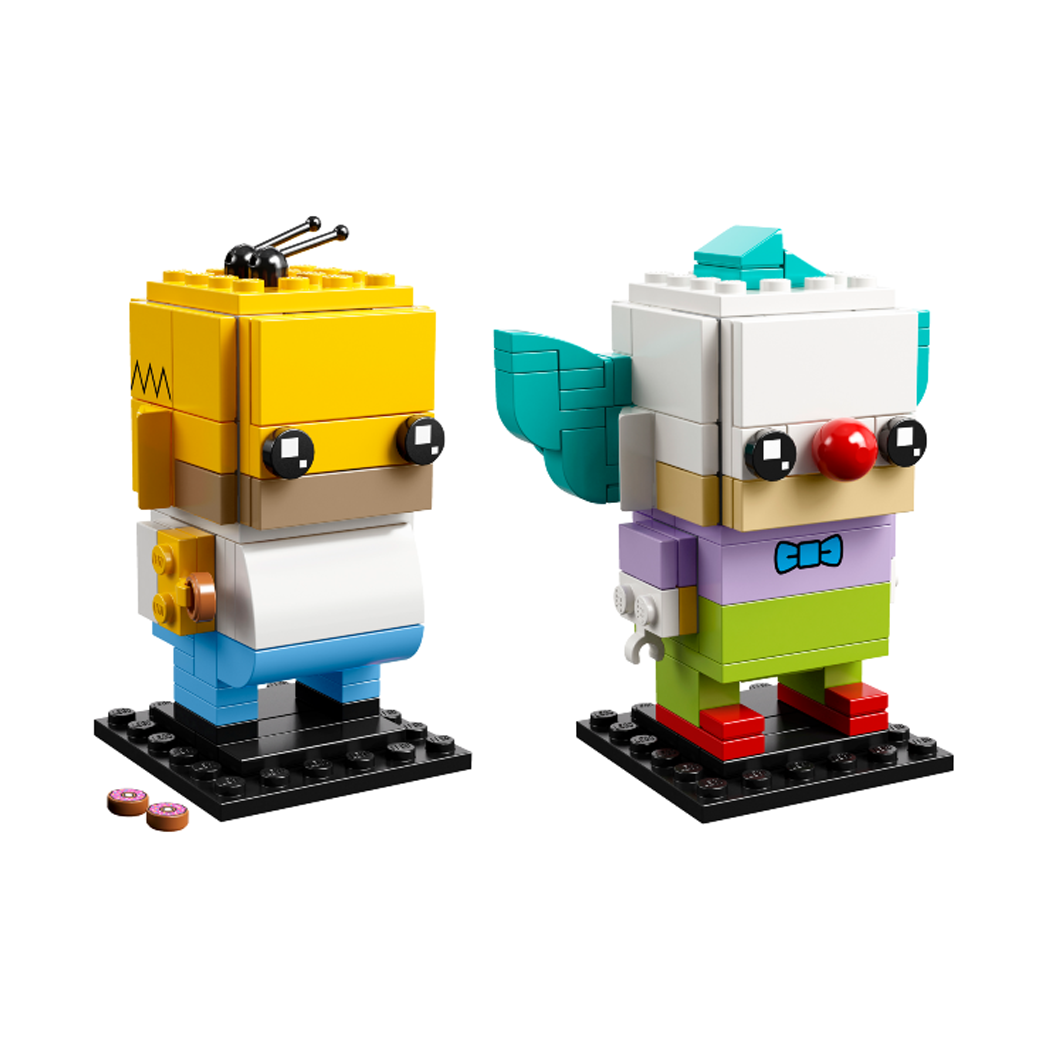LEGO Brickheadz: Homer Simpson & Krusty the Clown 41632