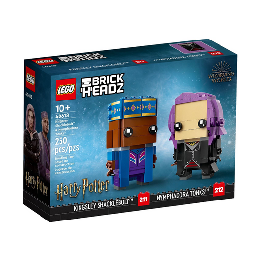 LEGO Brickheadz: Kingsley Shacklebolt & Nymphadora Tonks 40618