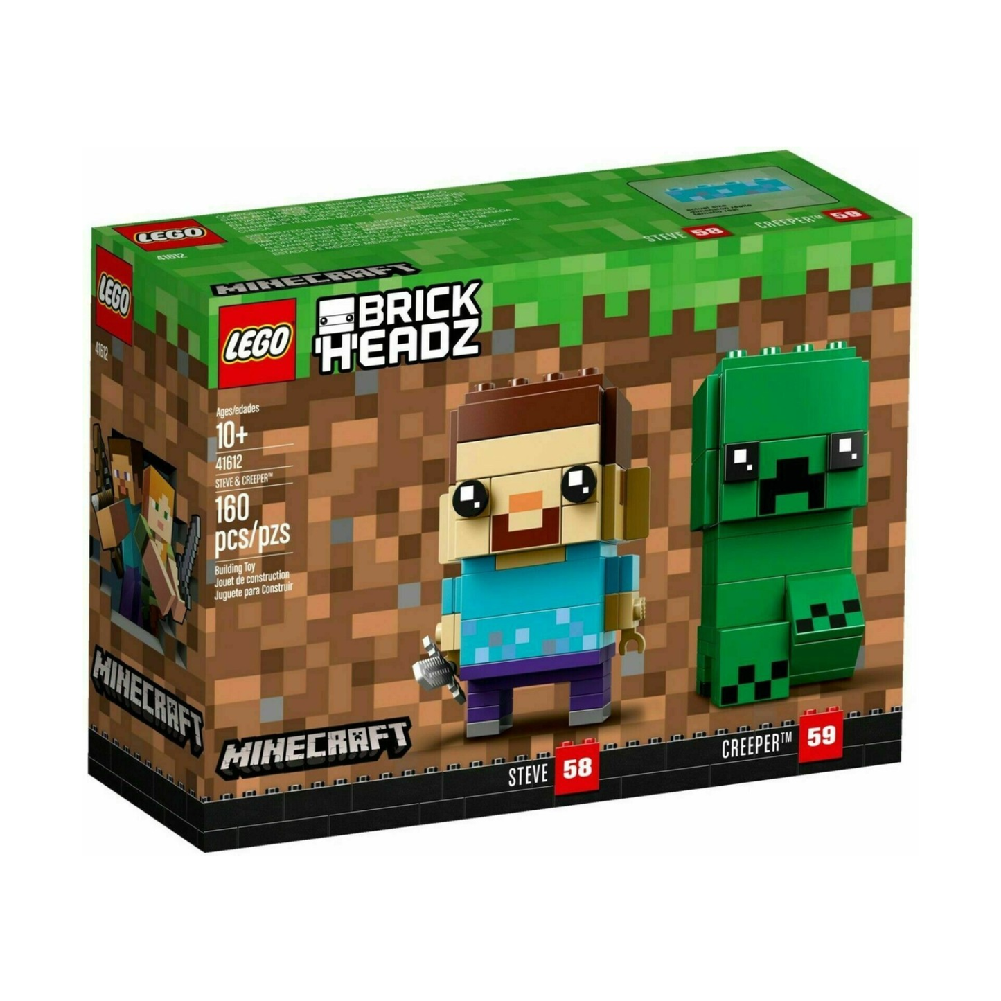 LEGO Brickheadz: Minecraft Steve & Creeper 41612