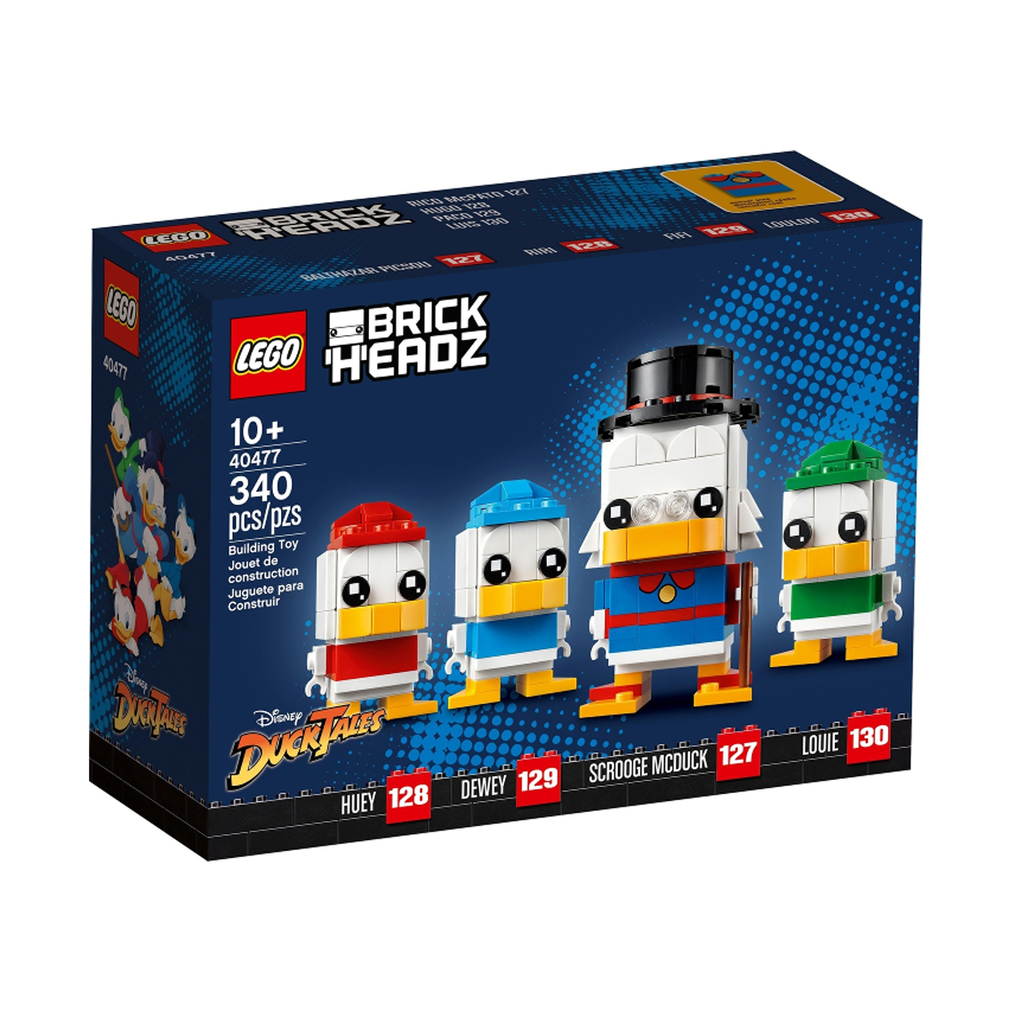 LEGO Brickheadz: Scrooge McDuck, Huey, Dewey & Louie 40477