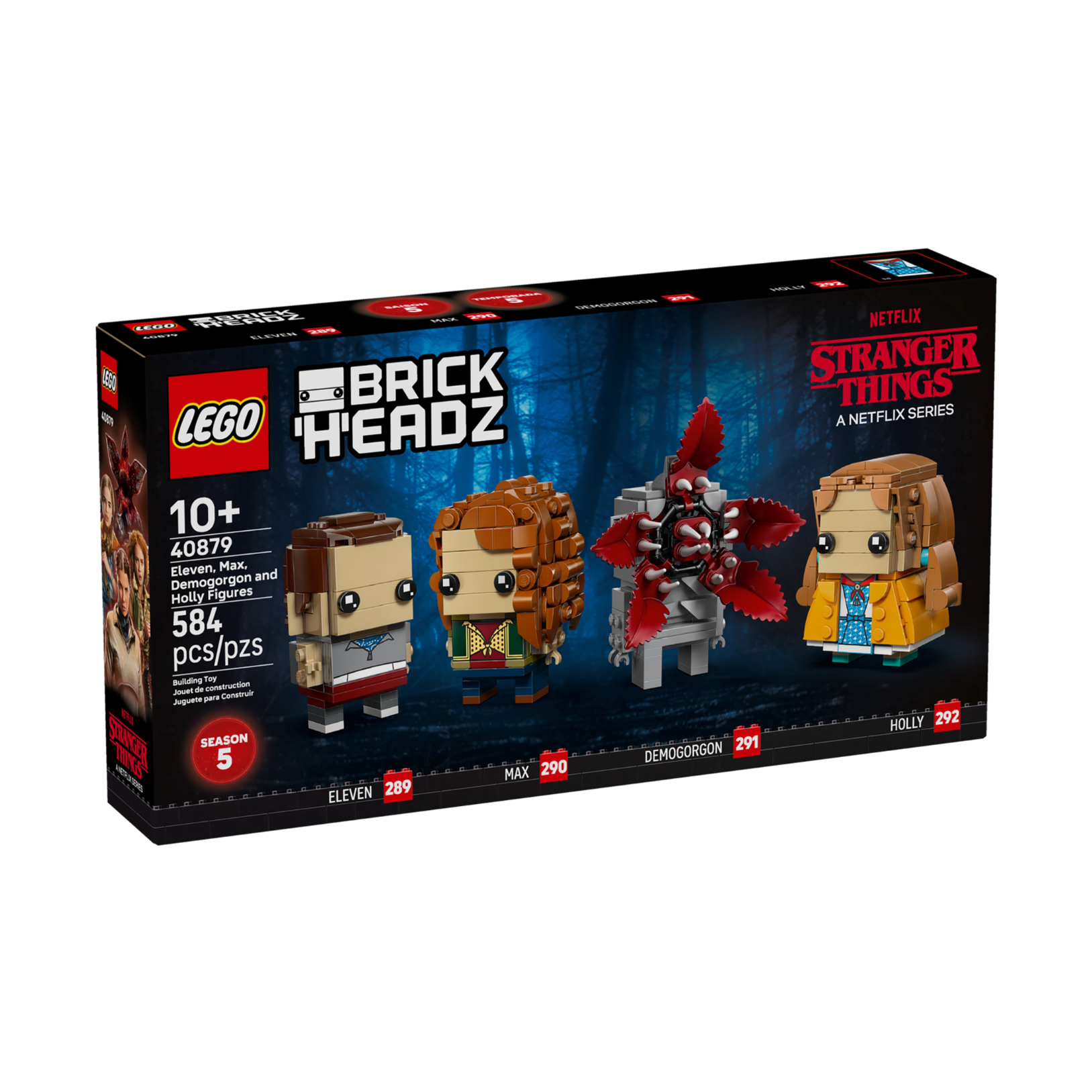LEGO Brickheadz: Stranger Things Eleven, Max, Demogorgon and Holly Figures 40879