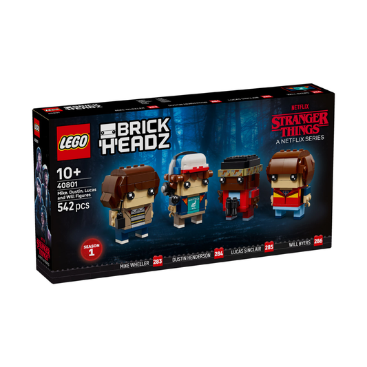 LEGO Brickheadz: Stranger Things Mike, Dustin, Lucas and Will Figures 40801