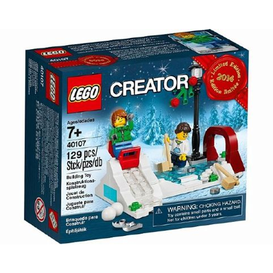 LEGO Christmas Winter Skating Scene - Limited Edition 2014 Holiday Set 2 of 2 40107