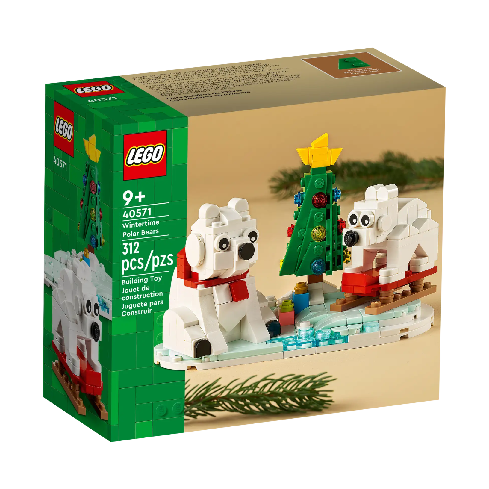 LEGO Christmas Wintertime Polar Bears 40571