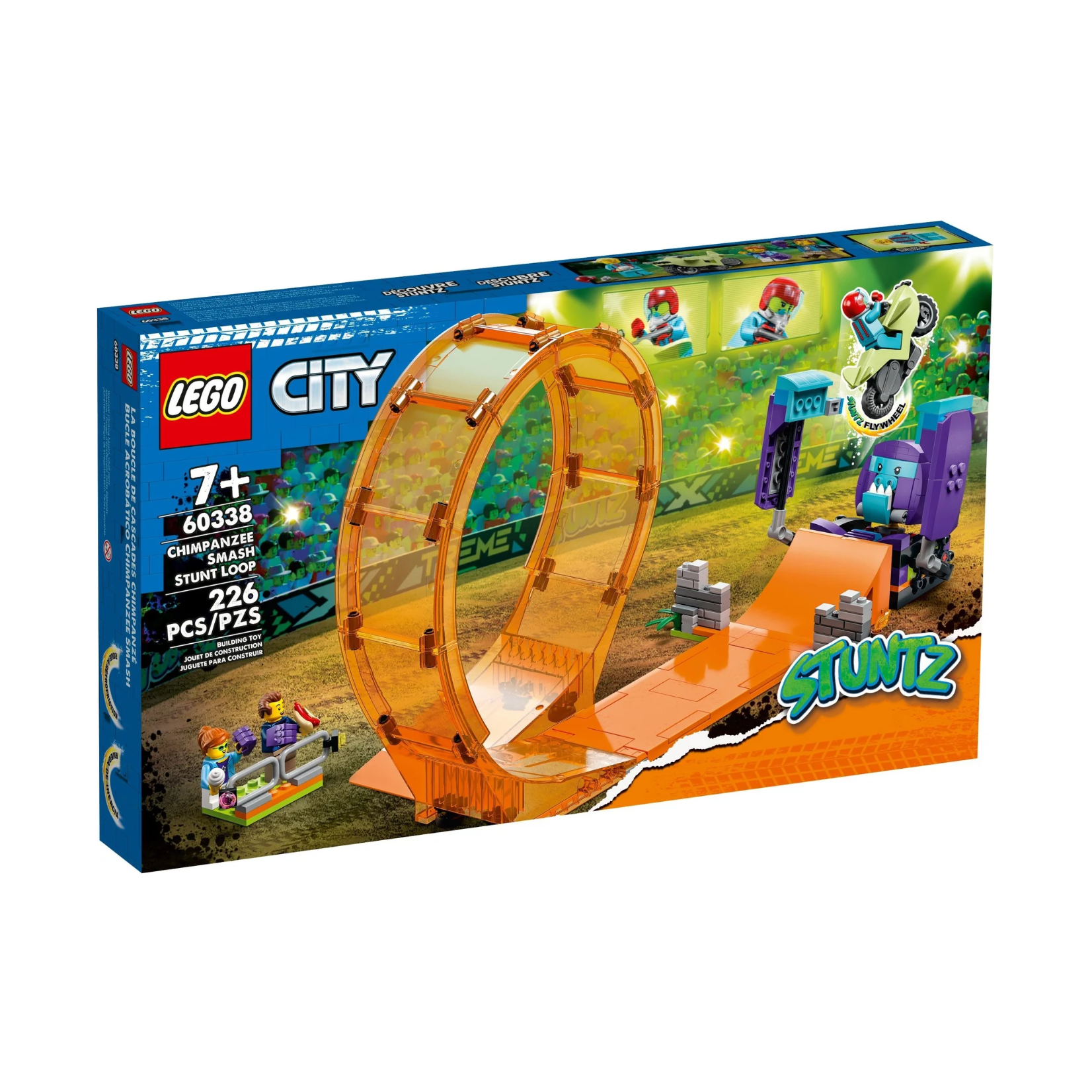 LEGO City Chimpanzee Smash Stunt Loop 60338