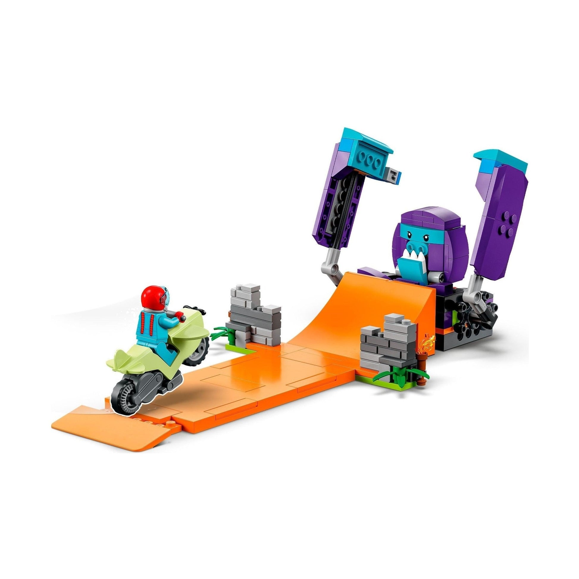 LEGO City Chimpanzee Smash Stunt Loop 60338
