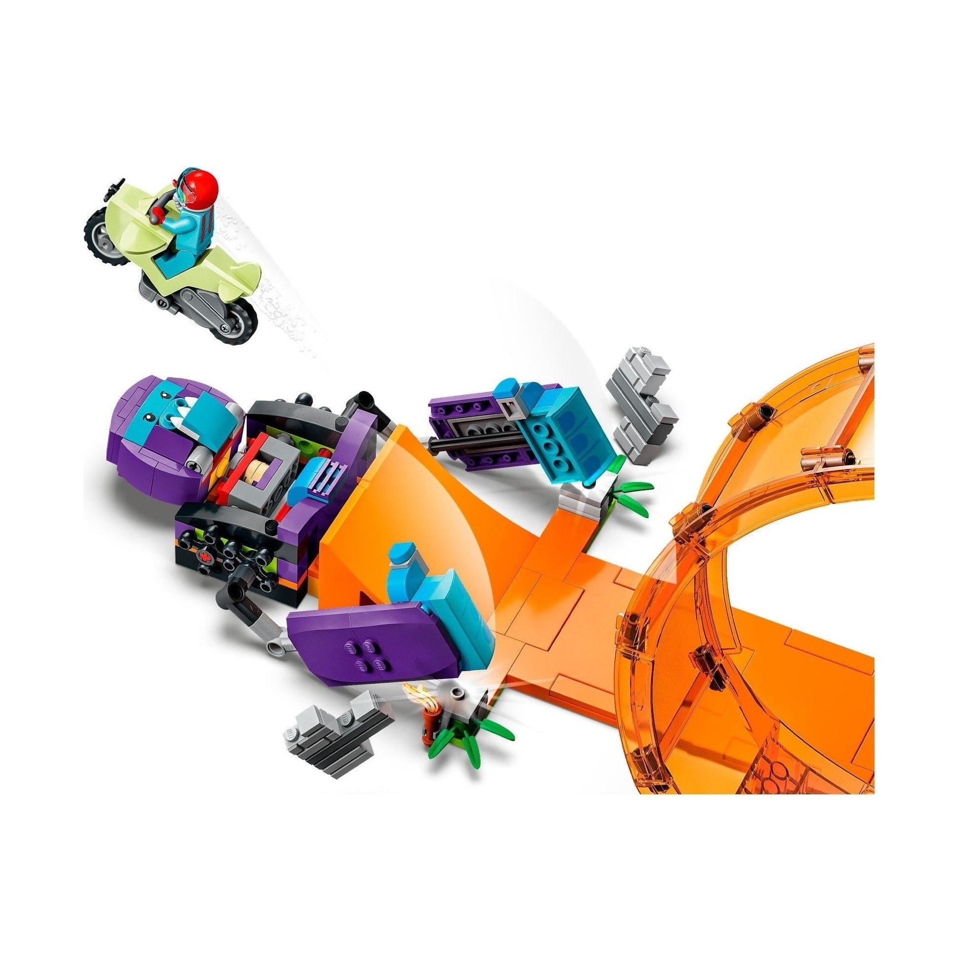 LEGO City Chimpanzee Smash Stunt Loop 60338