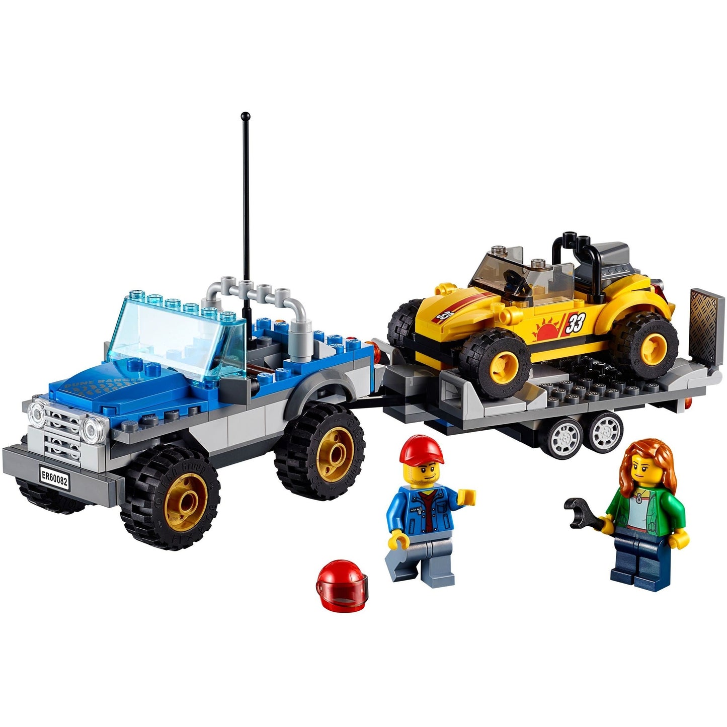 LEGO City Dune Buggy Trailer 60082
