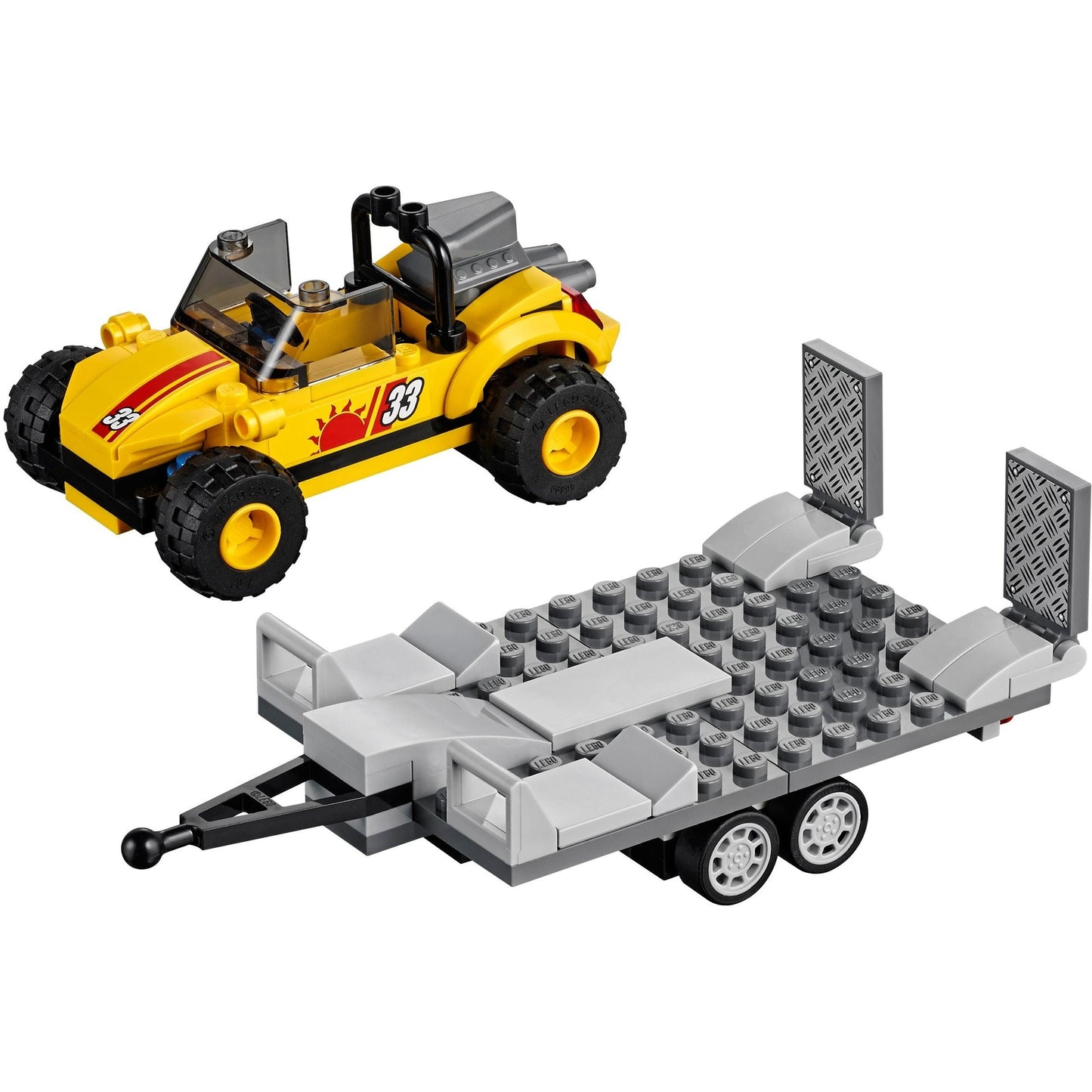 LEGO City Dune Buggy Trailer 60082