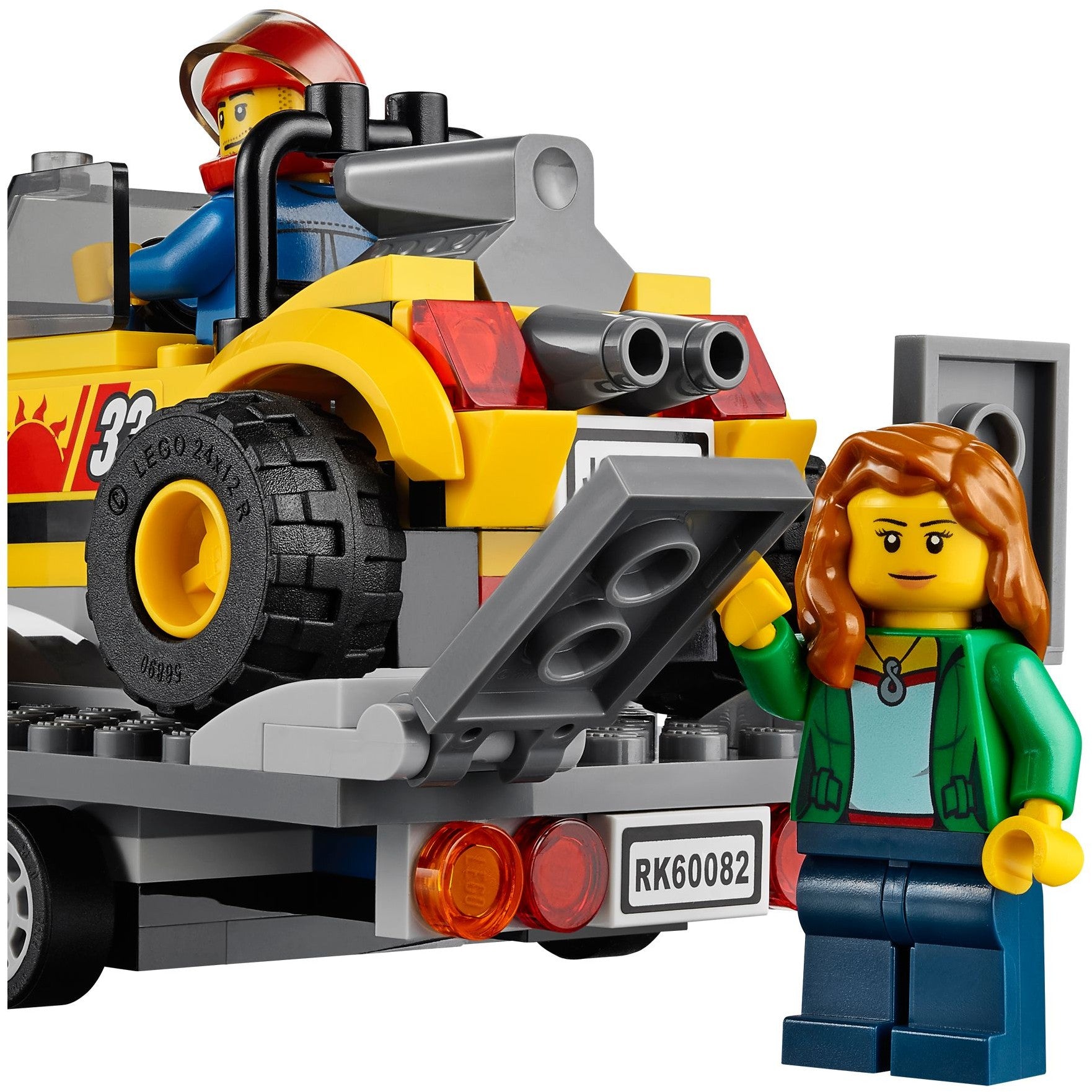 LEGO City Dune Buggy Trailer 60082